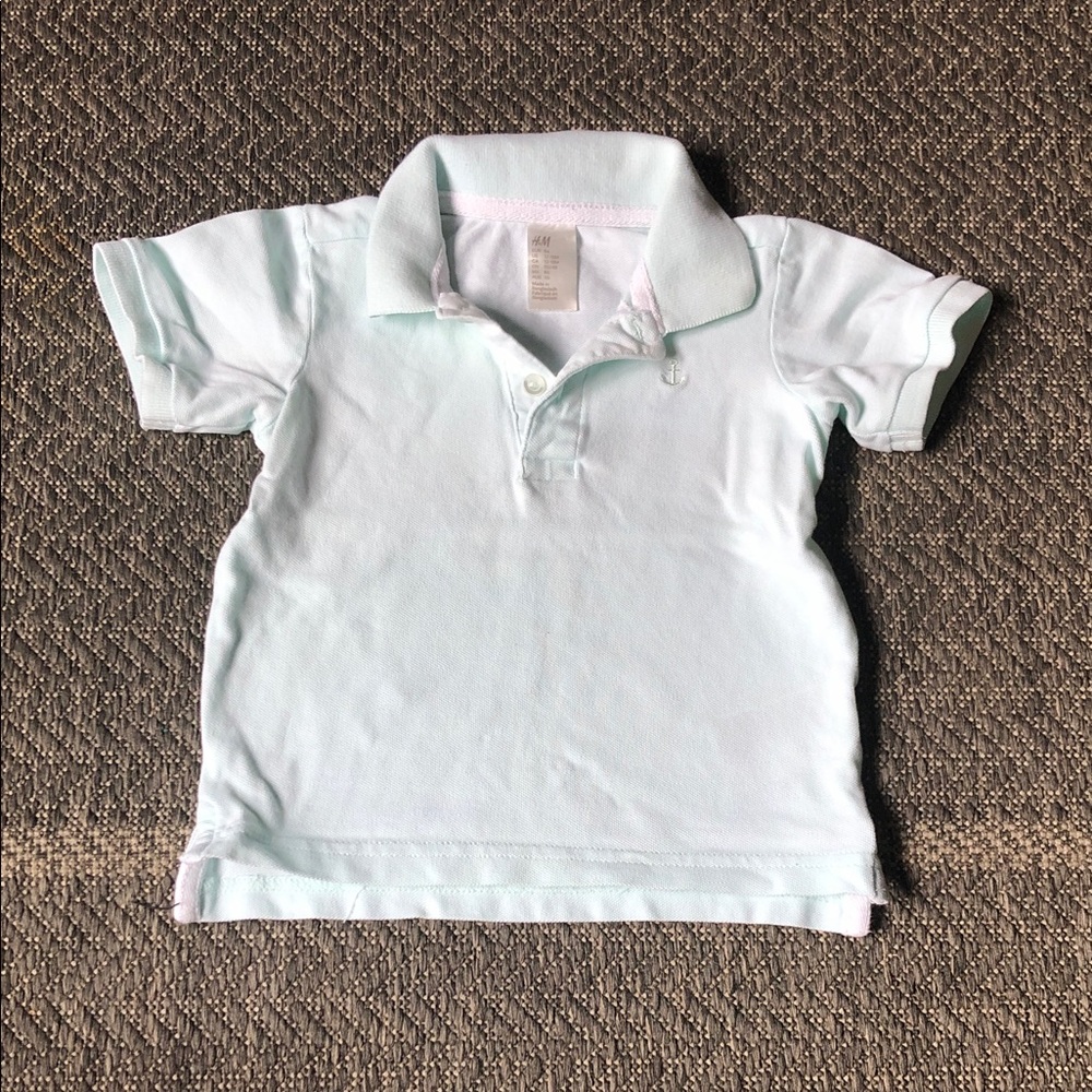 H&M Mint Green Kids Polo Shirt